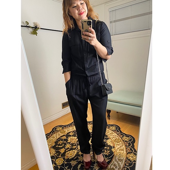 Zara 3/4 Sleeve Utility Jumpsuit - Picture 3 of 9